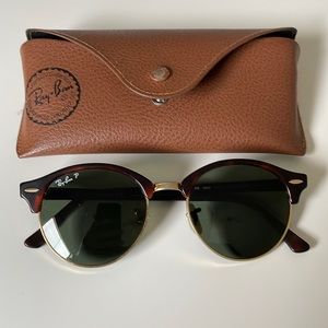 Ray-Ban Tortoise Shell Clubround Classic (RB4246) Sunglasses